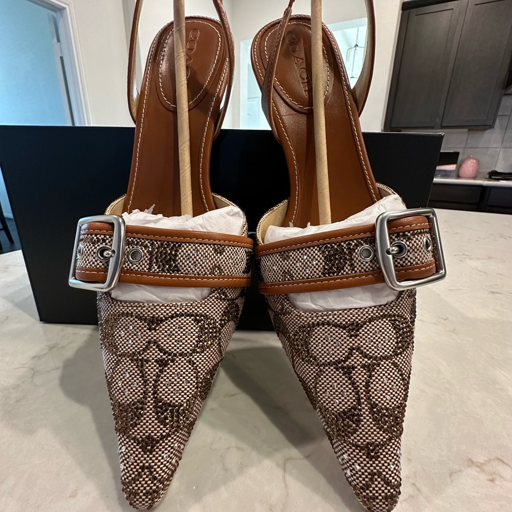 Coach Brown and Tan Heels